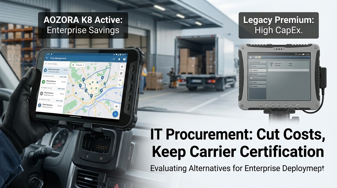 IT manager configuring industrial tablets for fleet deployment IT manager configuring industrial tablets for fleet deployment