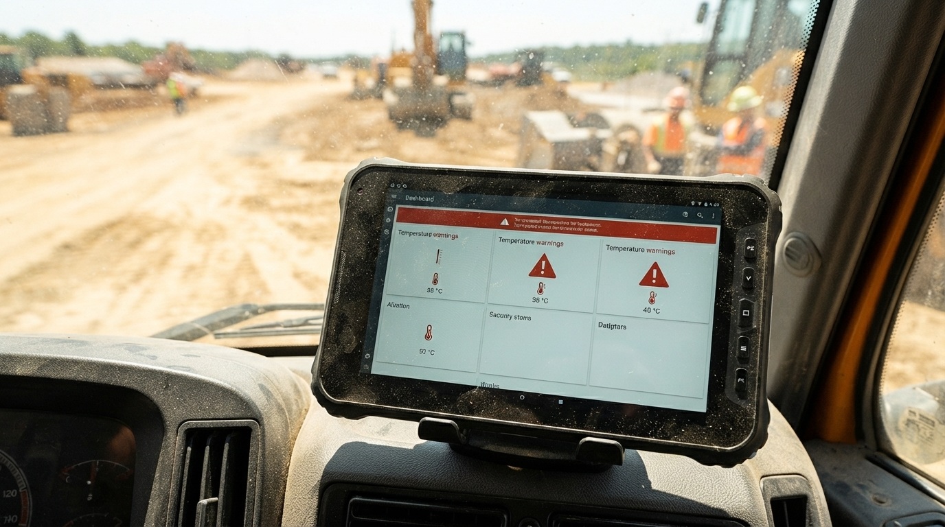 Aozora rugged tablet being managed via remote MDM platform-3 Aozora rugged tablet being managed via remote MDM platform-3