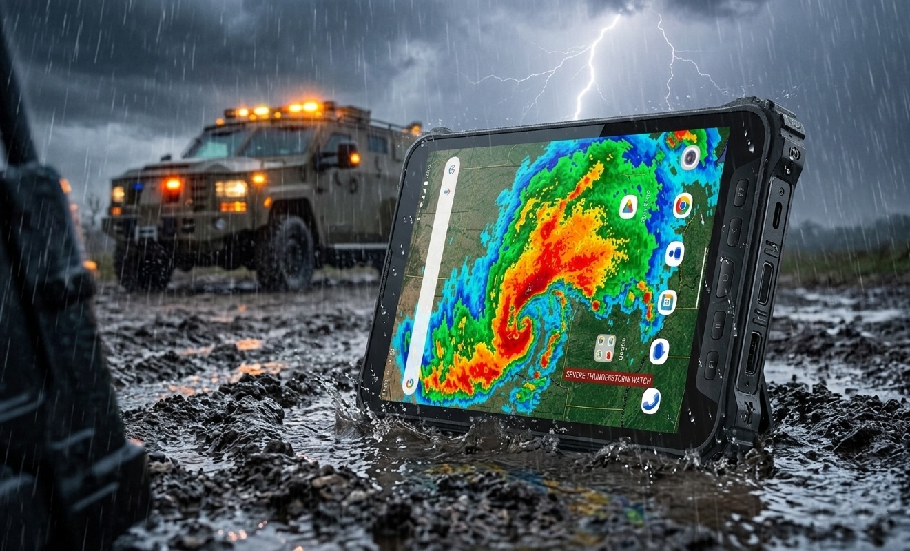 IP68 IP69K industrial tablet working under torrential rain IP68 IP69K industrial tablet working under torrential rain