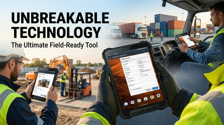 แท็บเล็ต verizon อุตสาหกรรมของ Aozora ใช้สำหรับการติดตามลอจิสติกส์แบบเรียลไทม์..jpg