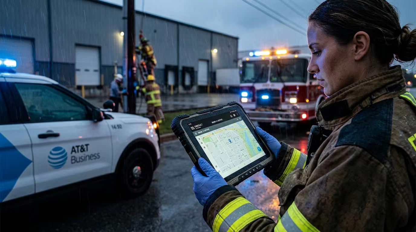 Technician installing an AT&T IoT SIM card into an industrial rugged tablet..jpg