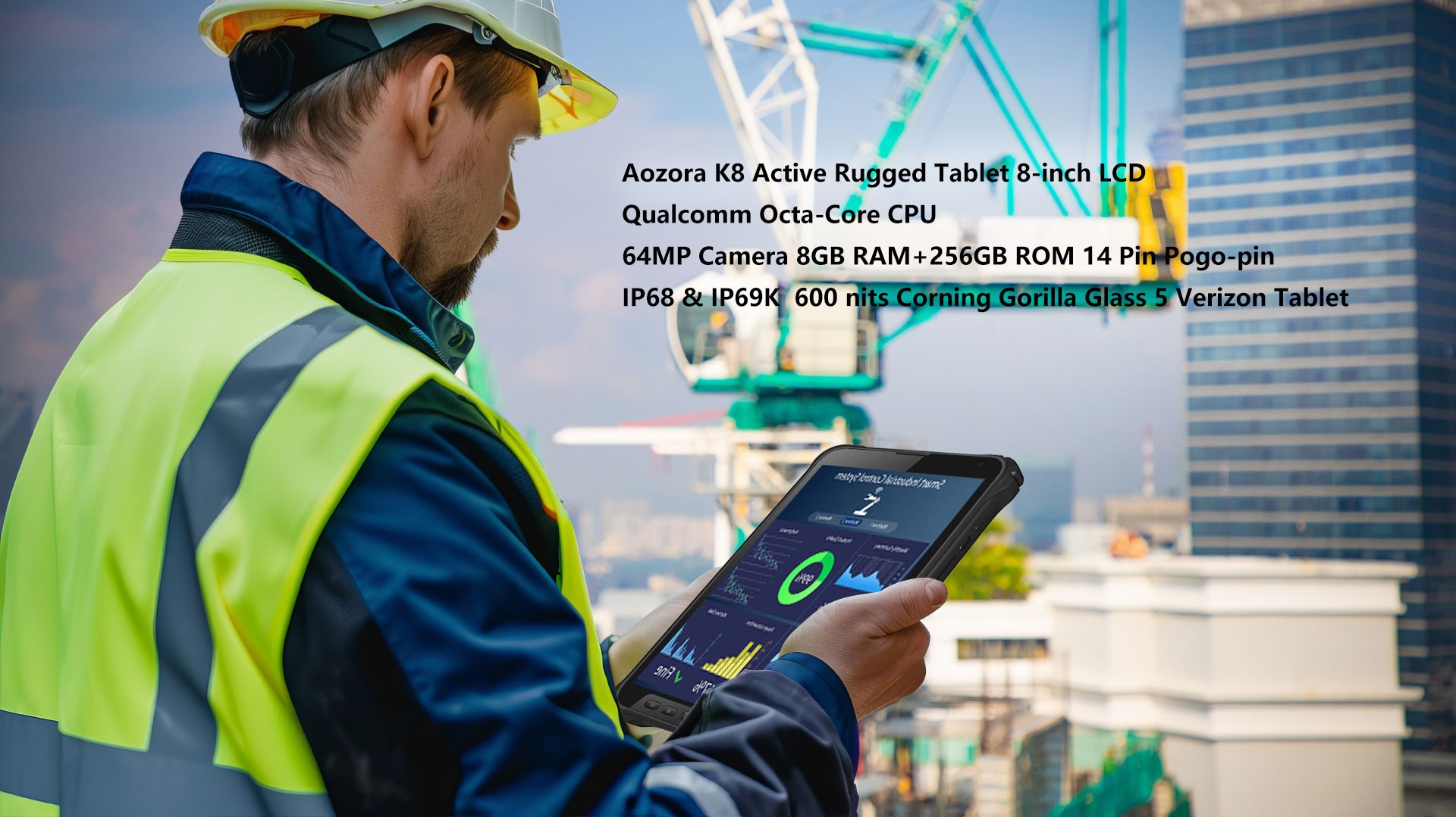 Huge industry applications of AOZORA rugged tablets