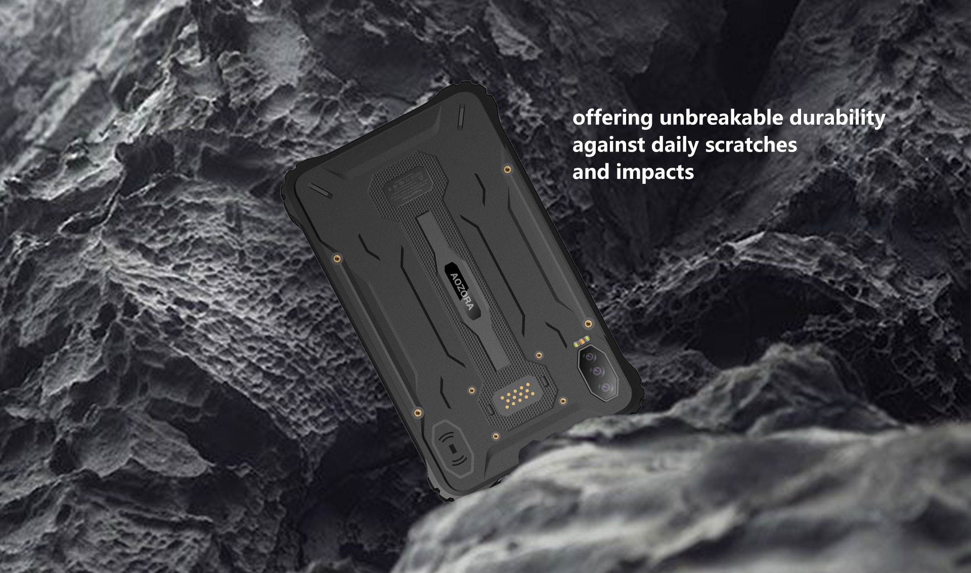 What advantages make AOZORA rugged tablets widely used in industry?