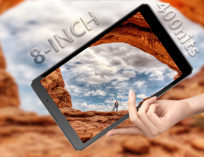 <h3><strong>8-inch HD+ Display</strong></h3> 