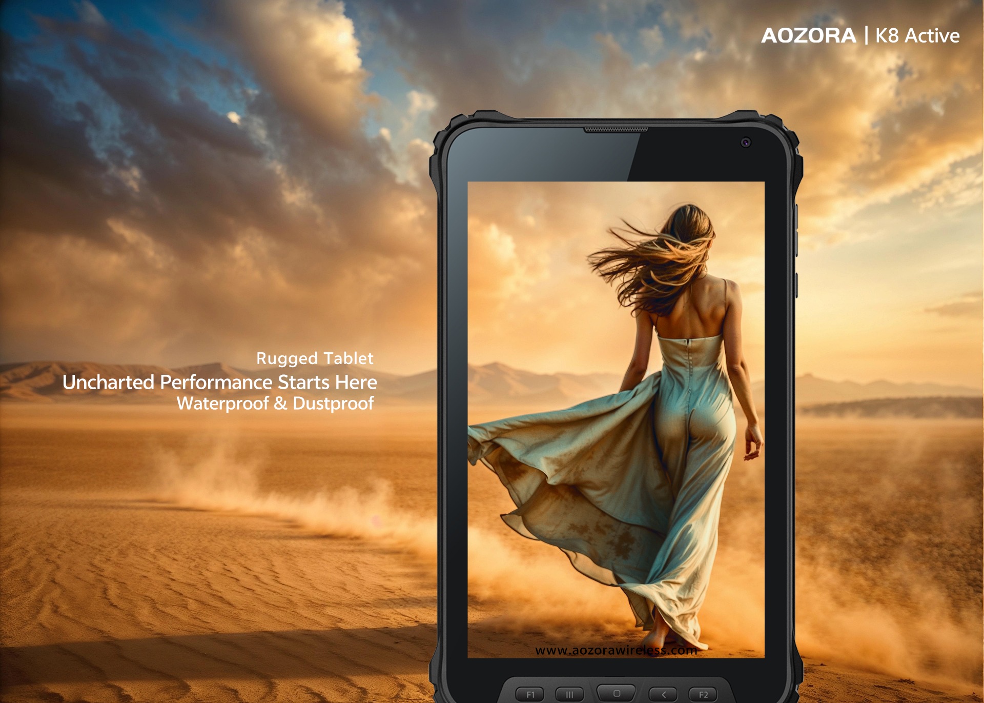 Rugged Tablet Revolution: AOZORA K8 Active Dominates Desert Expeditions