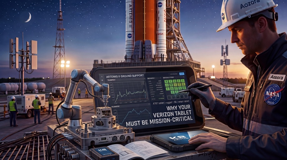 Professional using a Verizon tablet for aerospace ground support data..jpg