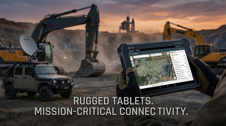 Rugged Verizon tablet being used in extreme outdoor field conditions.jpg