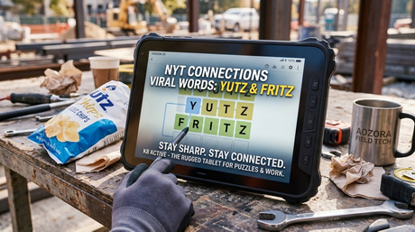 Close-up of a waterproof AT&T tablet being used in a chaotic outdoor environment..jpg