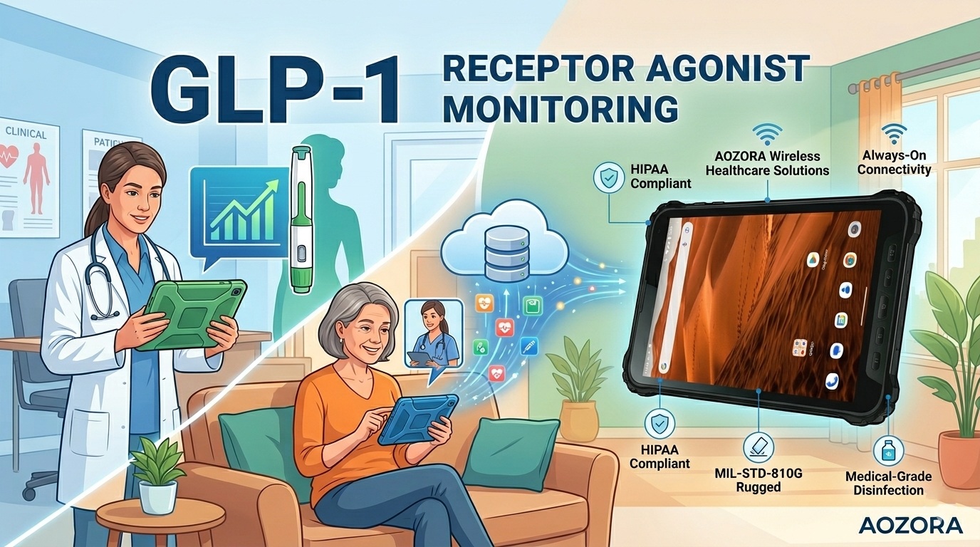 Industrial rugged tablet used for GLP-1 patient monitoring.jpg