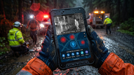 First responders using an industrial rugged tablet with infrared night vision during a night-time missing person search.-2.jpg