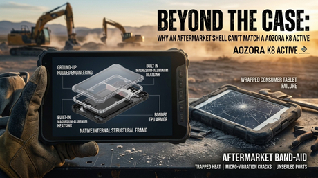 AOZORA K8 Active industrial rugged tablet showing native aluminum-titanium alloy internal framing diagram-3.jpg