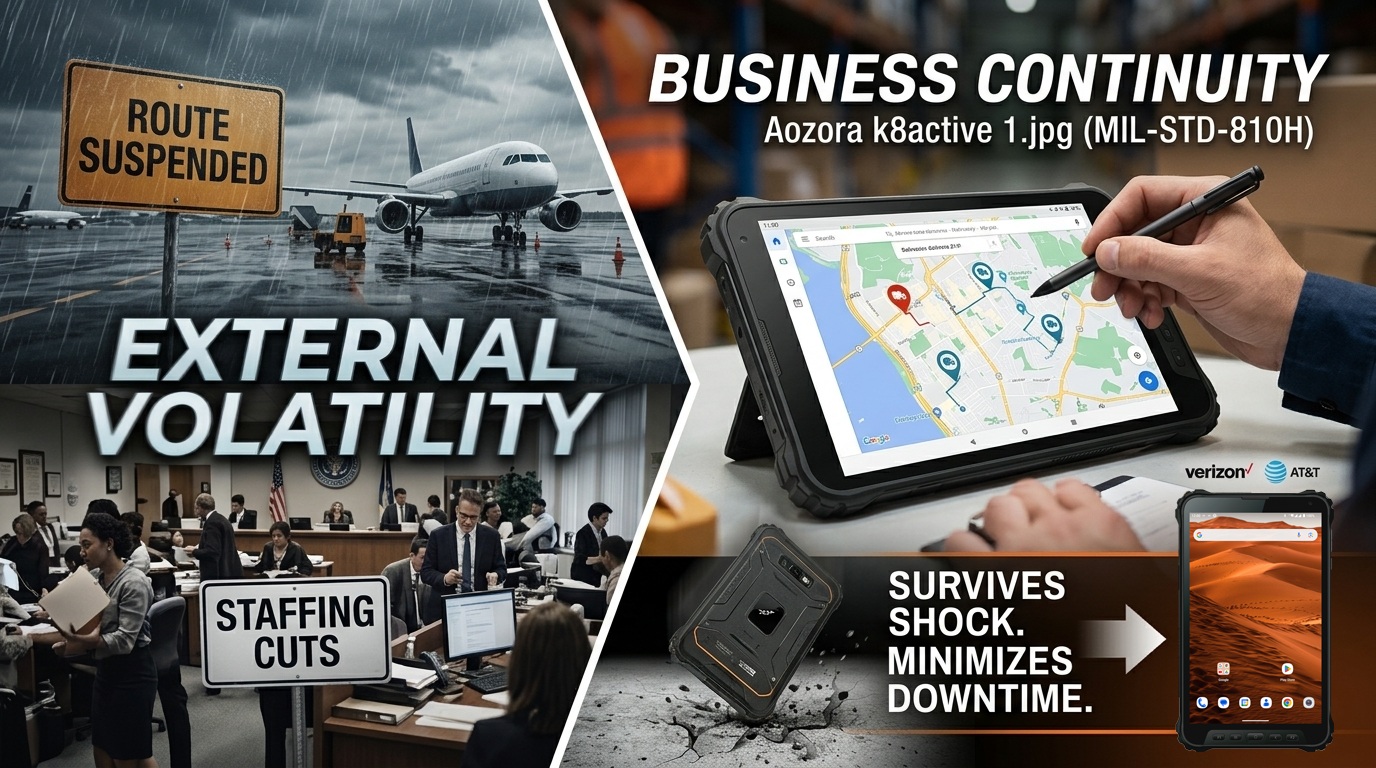 Aozora rugged Android tablet operating in harsh outdoor industrial environment..jpg