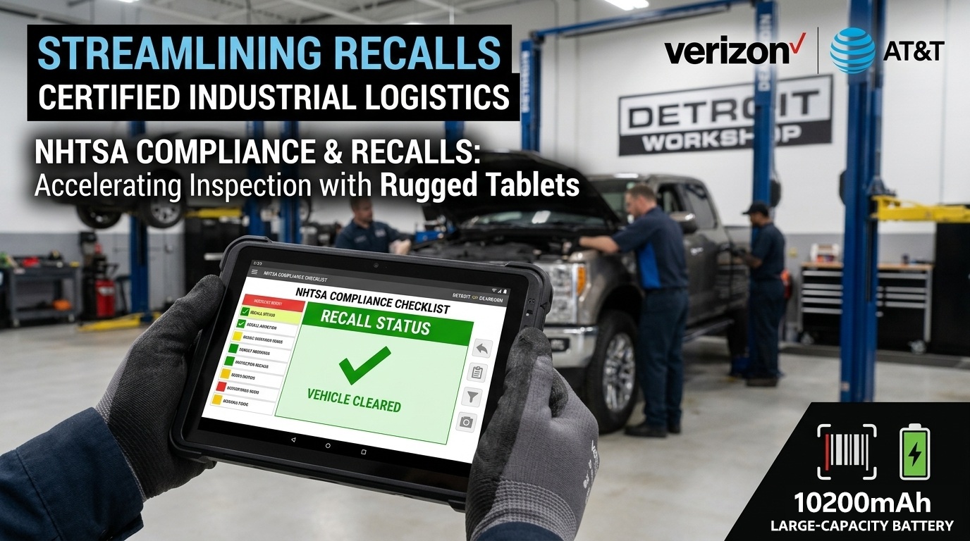 NHTSA Recalls: Streamlining Auto Inspection via Rugged Tablets