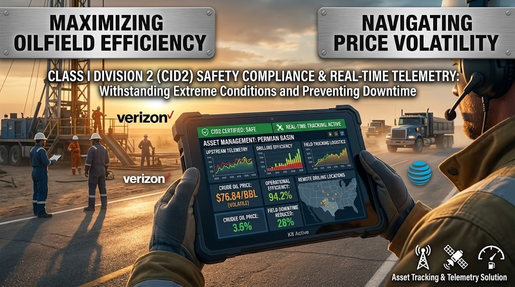 CID2 certified rugged tablet on a fracking truck dashboard preventing electrical sparks.jpg