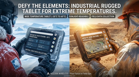 Industrial rugged tablet operating in extreme outdoor temperatures..jpg