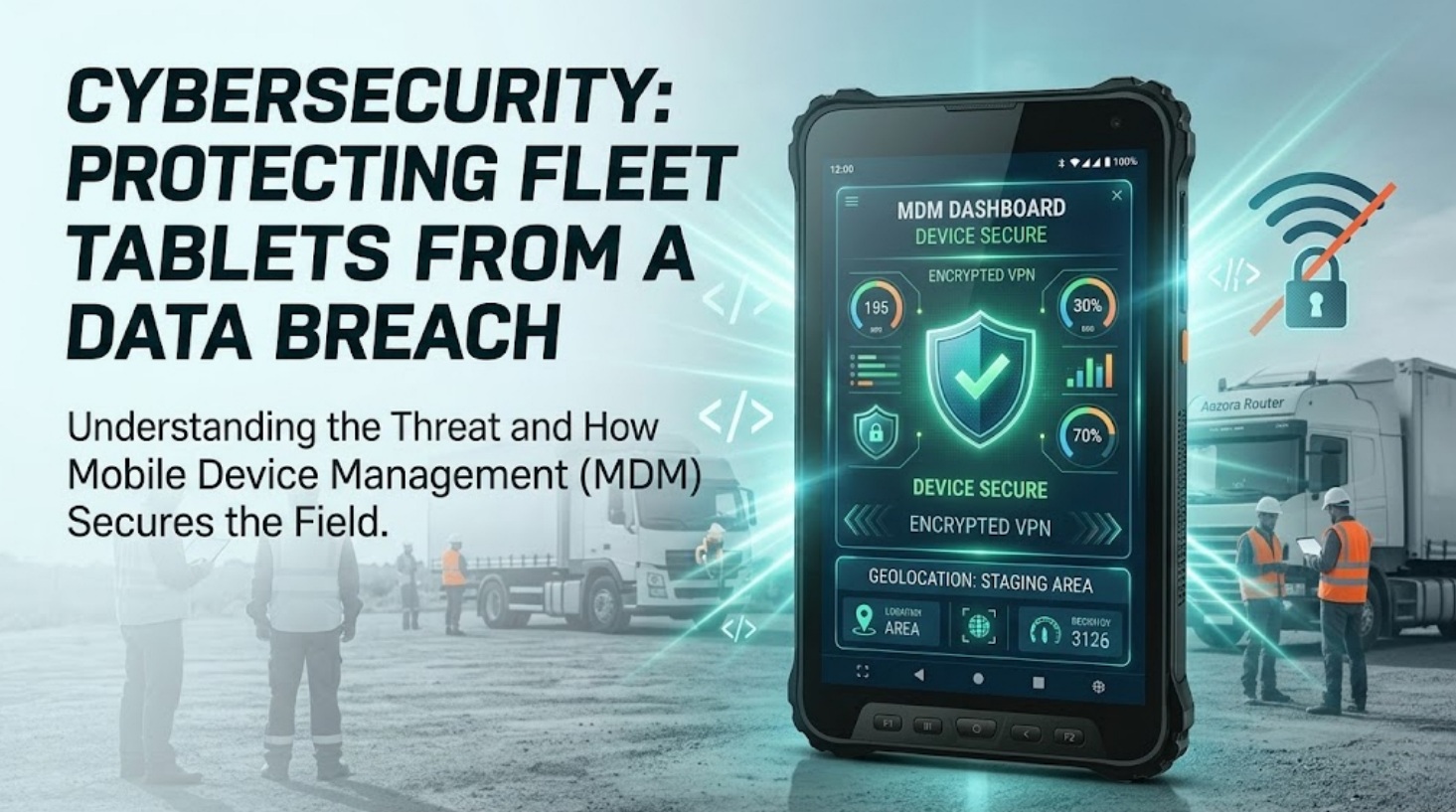 Industrial rugged tablet deployed in field fleet management secure MDM console.jpg