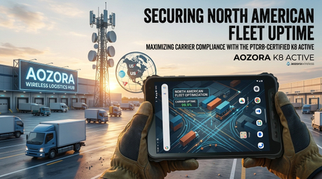 Logistics manager using a K8 Active industrial verizon tablet in a North American shipping yard-4.jpg